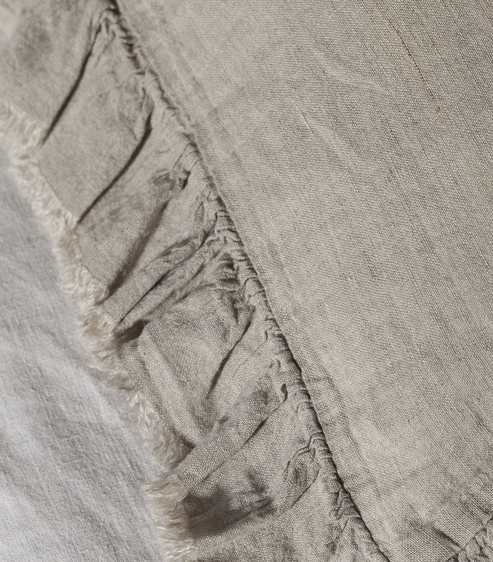 Cuadrante de lino boho Maison de Vacances Natural 65x65