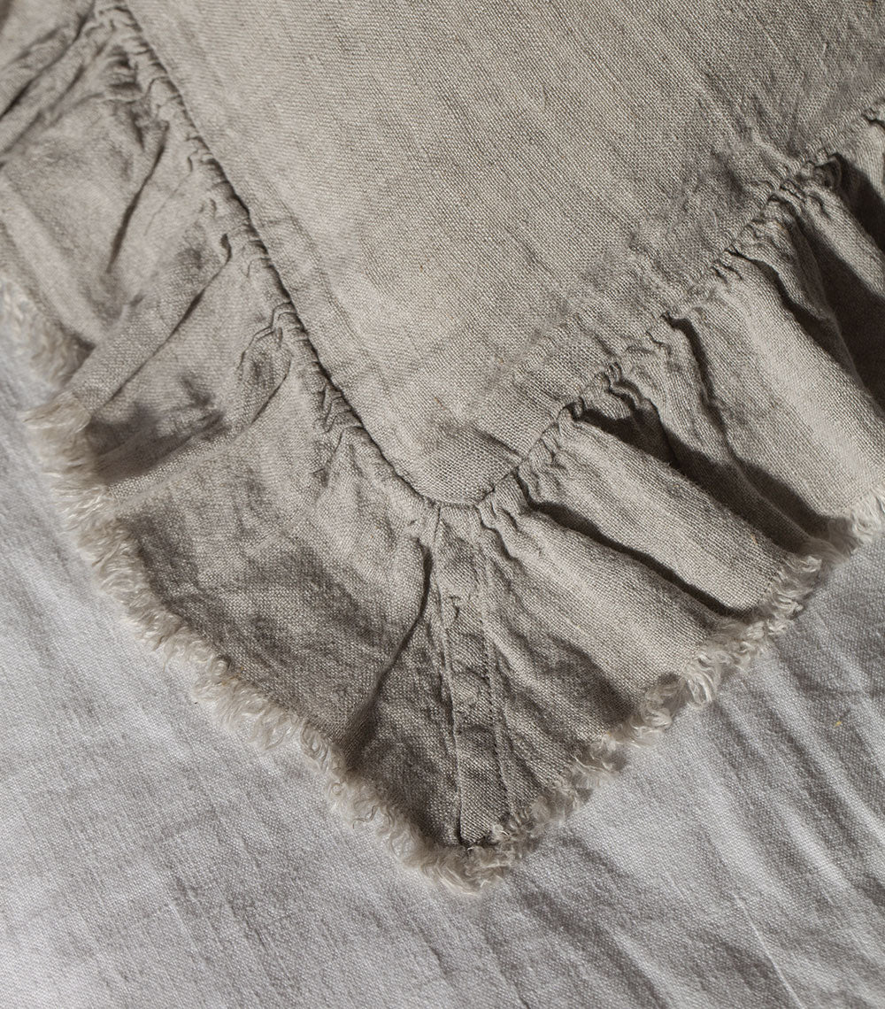 Cuadrante de lino boho Maison de Vacances Natural 65x65