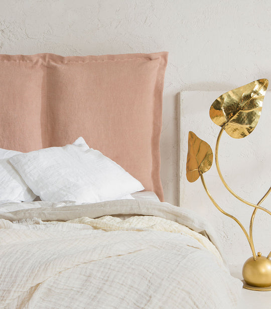 Plume nude headboard